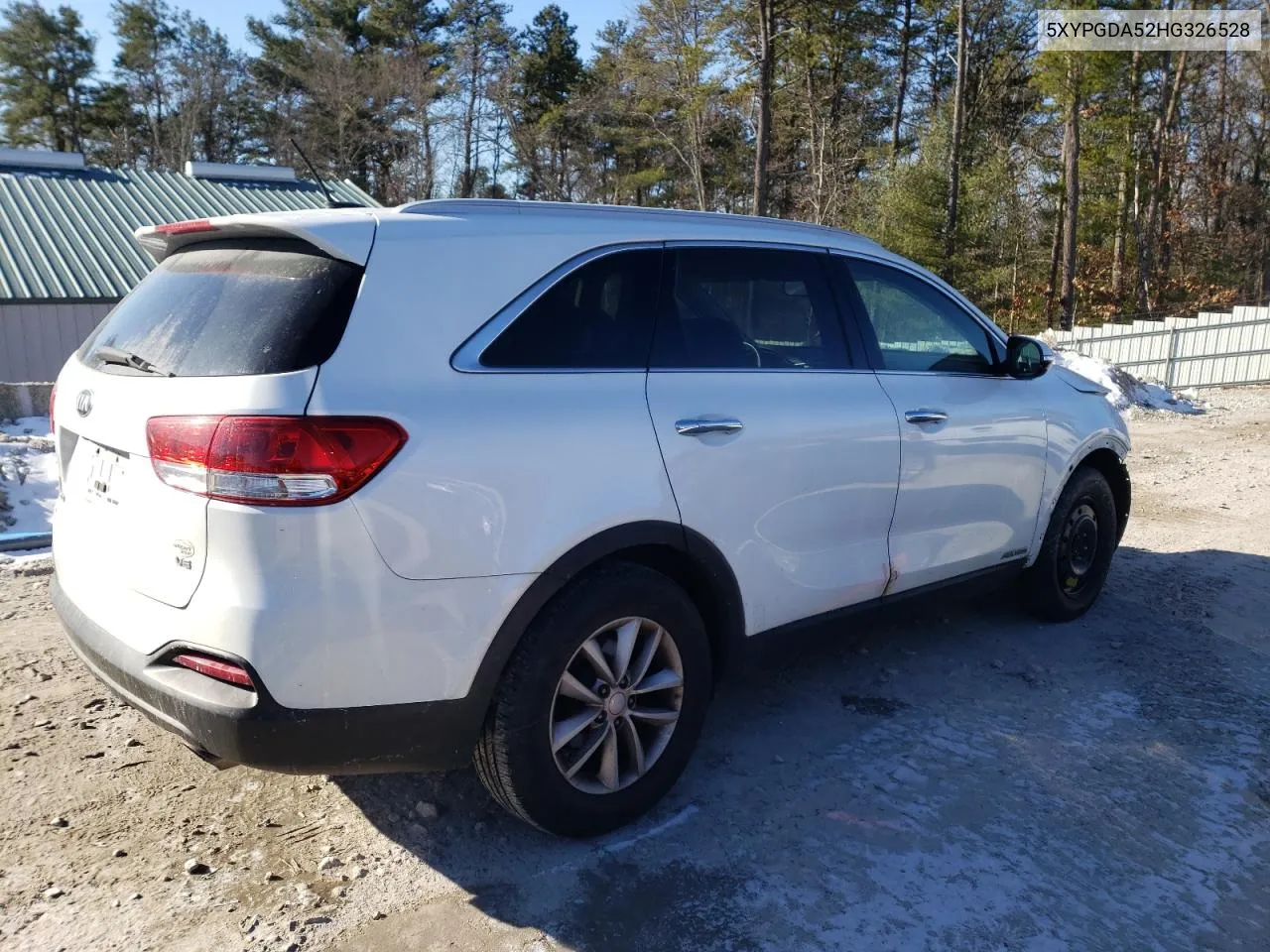 2017 Kia Sorento Lx VIN: 5XYPGDA52HG326528 Lot: 42403734