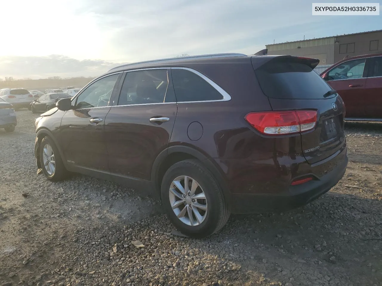 2017 Kia Sorento Lx VIN: 5XYPGDA52HG336735 Lot: 48805674