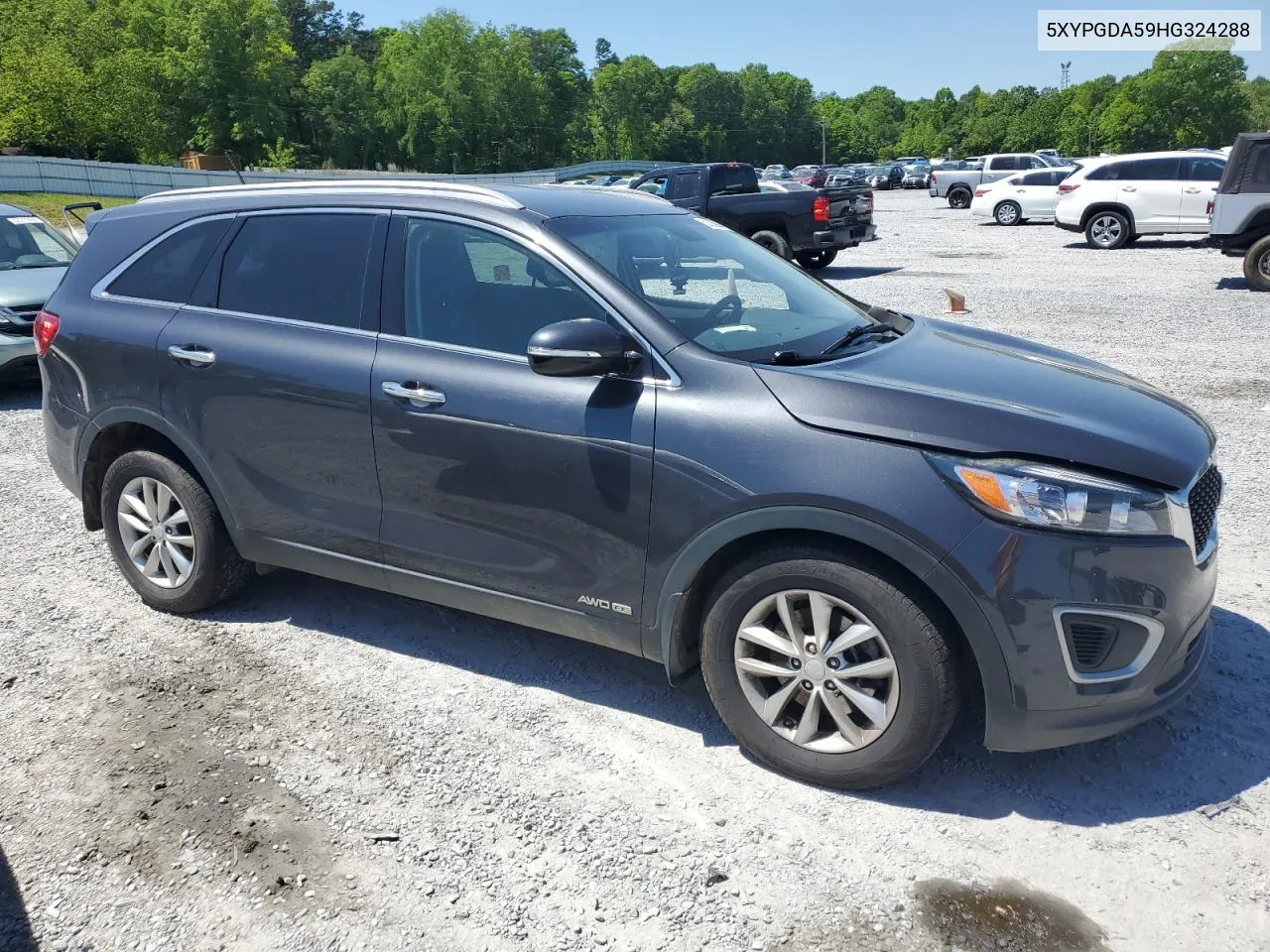 2017 Kia Sorento Lx VIN: 5XYPGDA59HG324288 Lot: 52368904