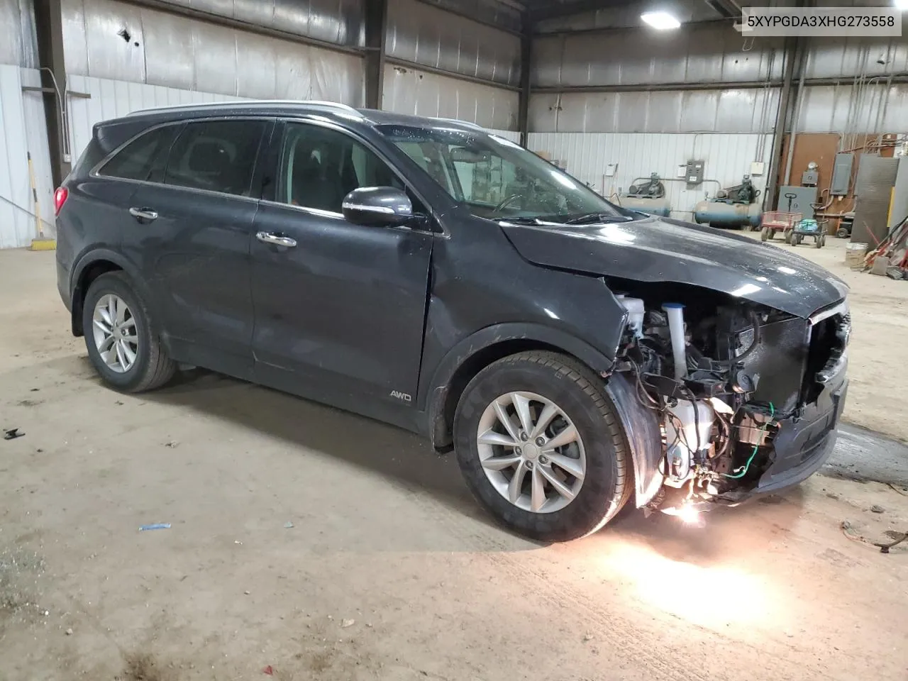 5XYPGDA3XHG273558 2017 Kia Sorento Lx