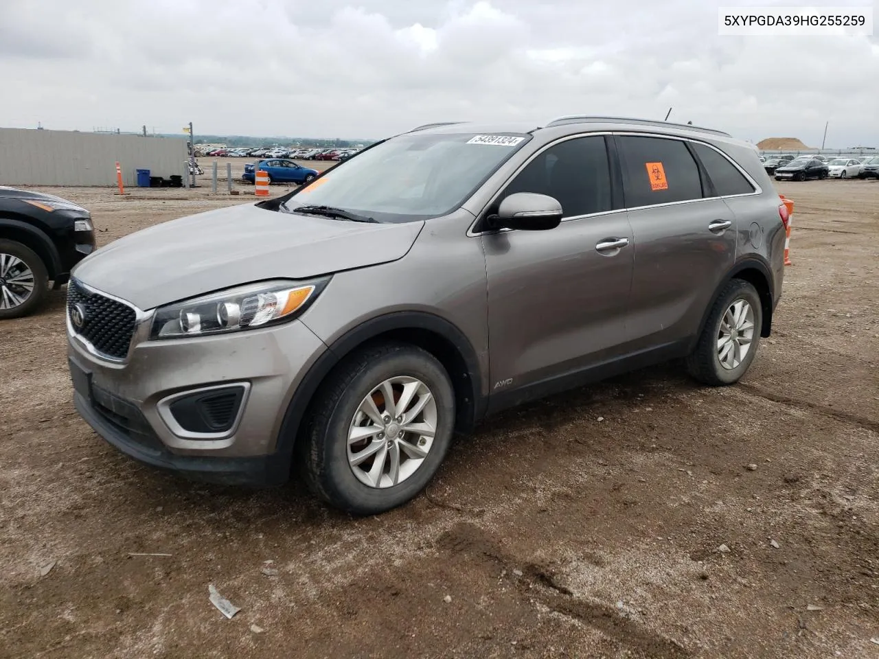 5XYPGDA39HG255259 2017 Kia Sorento Lx