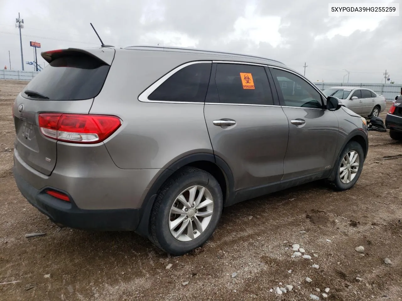 5XYPGDA39HG255259 2017 Kia Sorento Lx