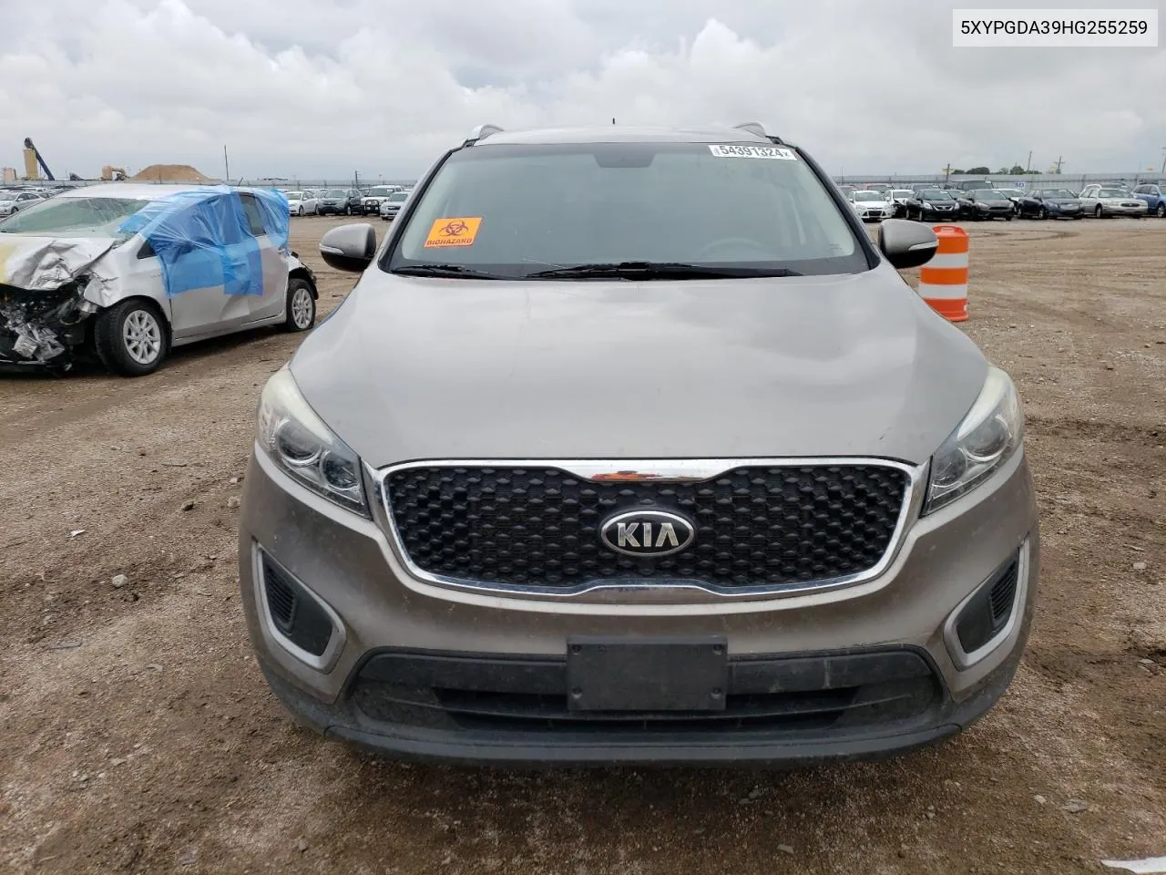 2017 Kia Sorento Lx VIN: 5XYPGDA39HG255259 Lot: 54391324