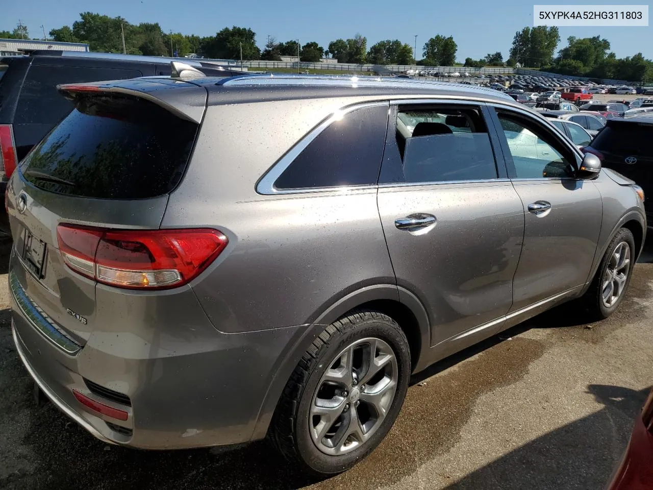 5XYPK4A52HG311803 2017 Kia Sorento Sx