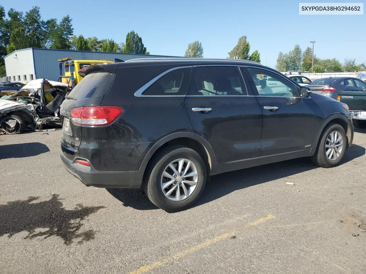 2017 Kia Sorento Lx VIN: 5XYPGDA38HG294652 Lot: 62546074