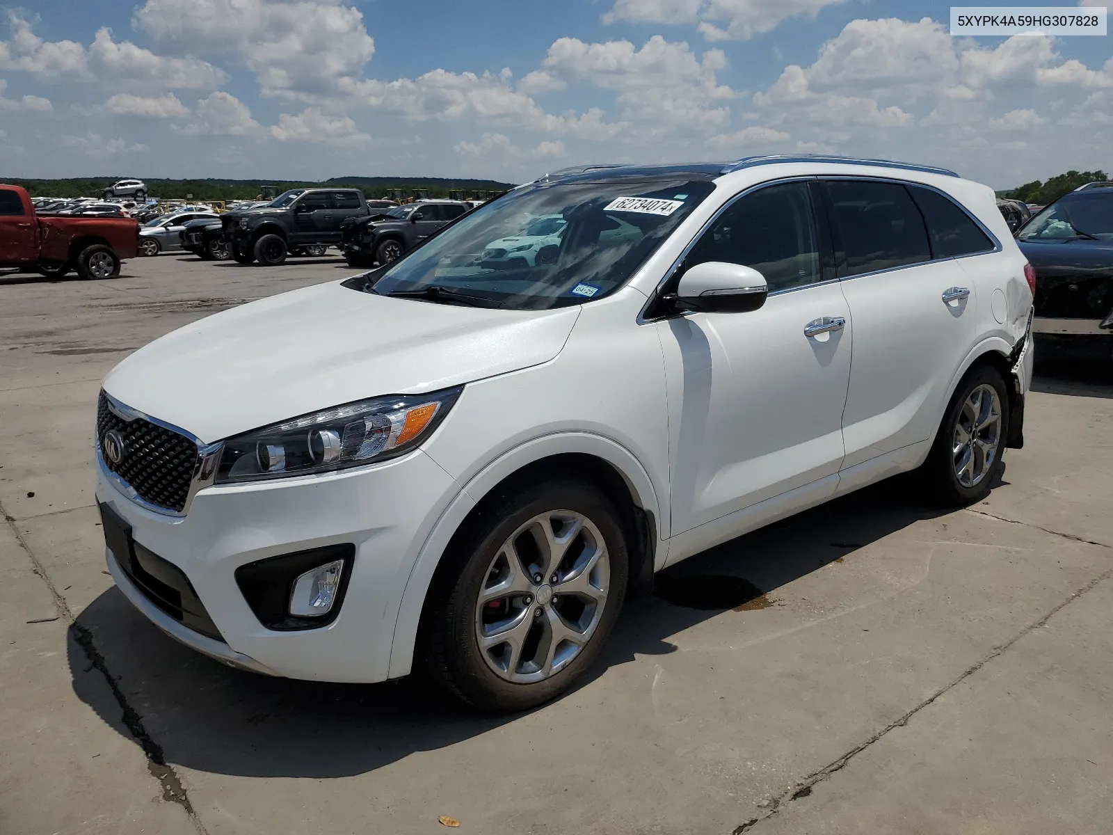 5XYPK4A59HG307828 2017 Kia Sorento Sx