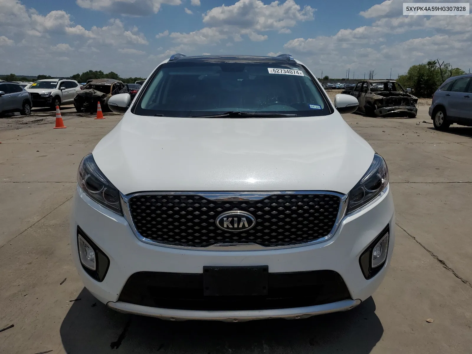 2017 Kia Sorento Sx VIN: 5XYPK4A59HG307828 Lot: 62734074