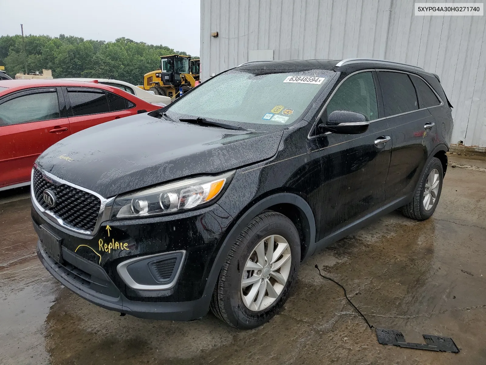 2017 Kia Sorento Lx VIN: 5XYPG4A30HG271740 Lot: 63848594