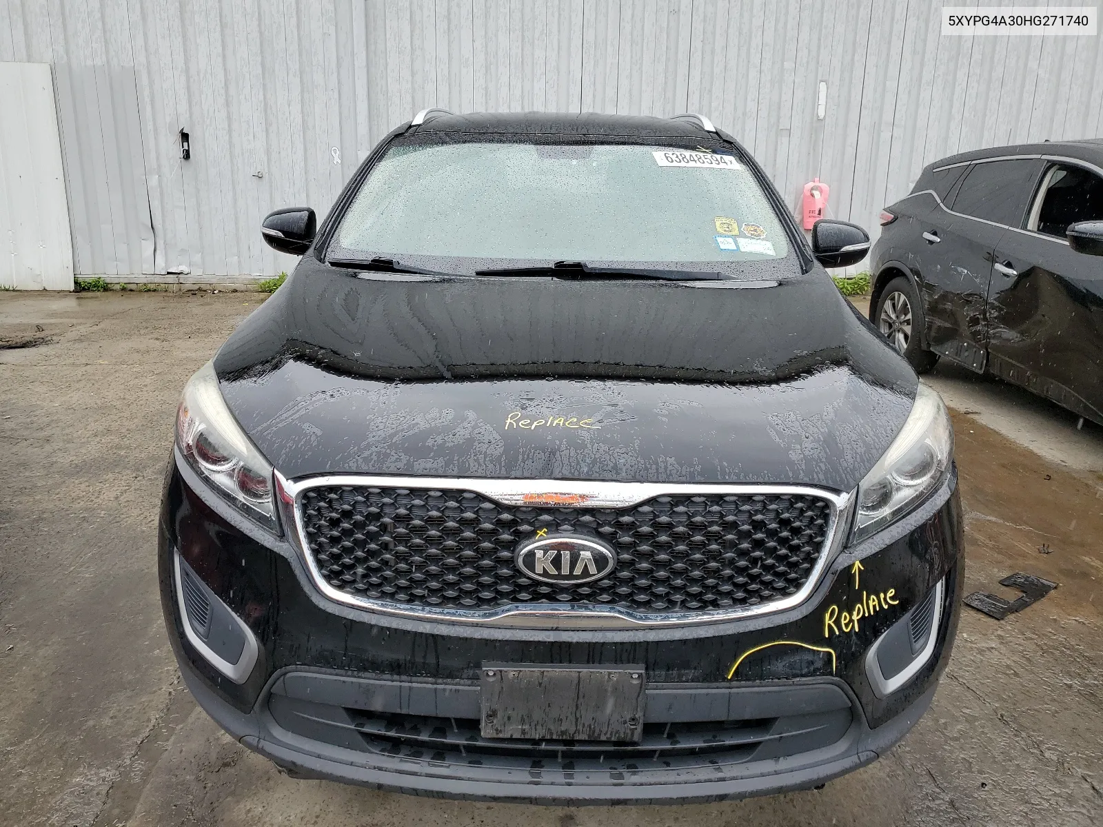 2017 Kia Sorento Lx VIN: 5XYPG4A30HG271740 Lot: 63848594