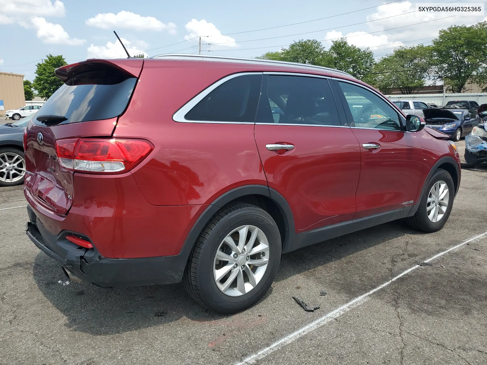 2017 Kia Sorento Lx VIN: 5XYPGDA56HG325365 Lot: 64438104