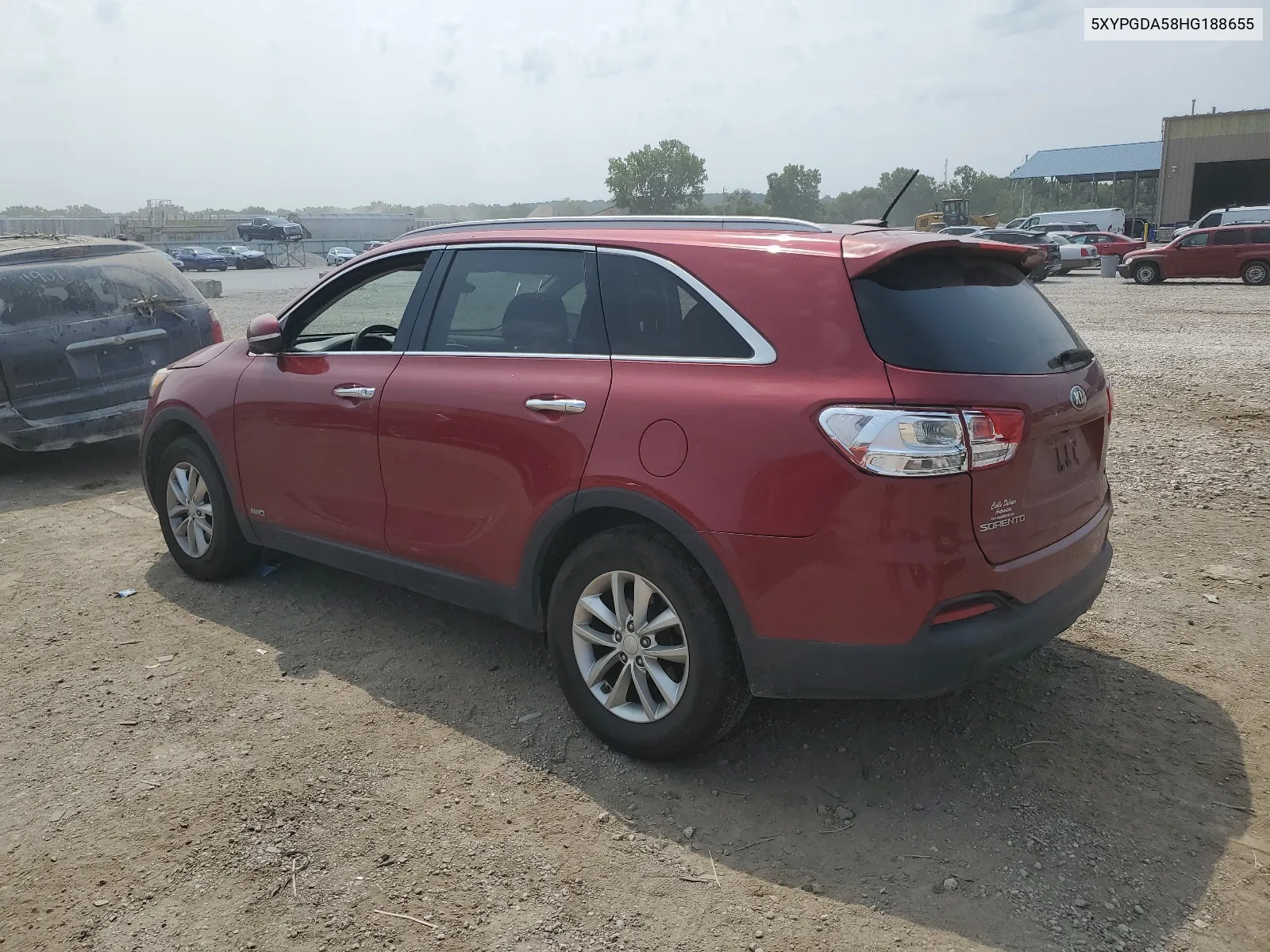 2017 Kia Sorento Lx VIN: 5XYPGDA58HG188655 Lot: 64588464