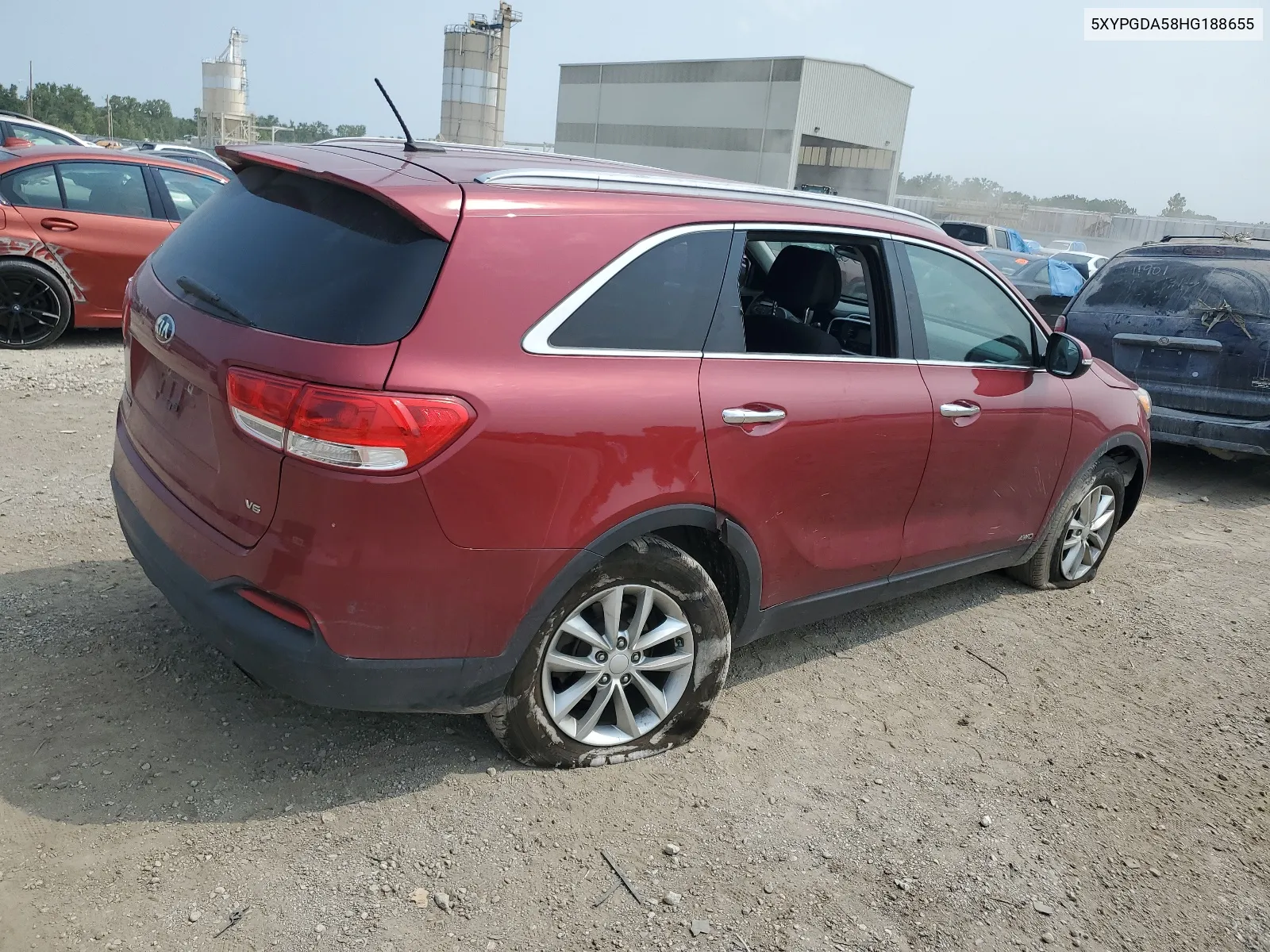 5XYPGDA58HG188655 2017 Kia Sorento Lx