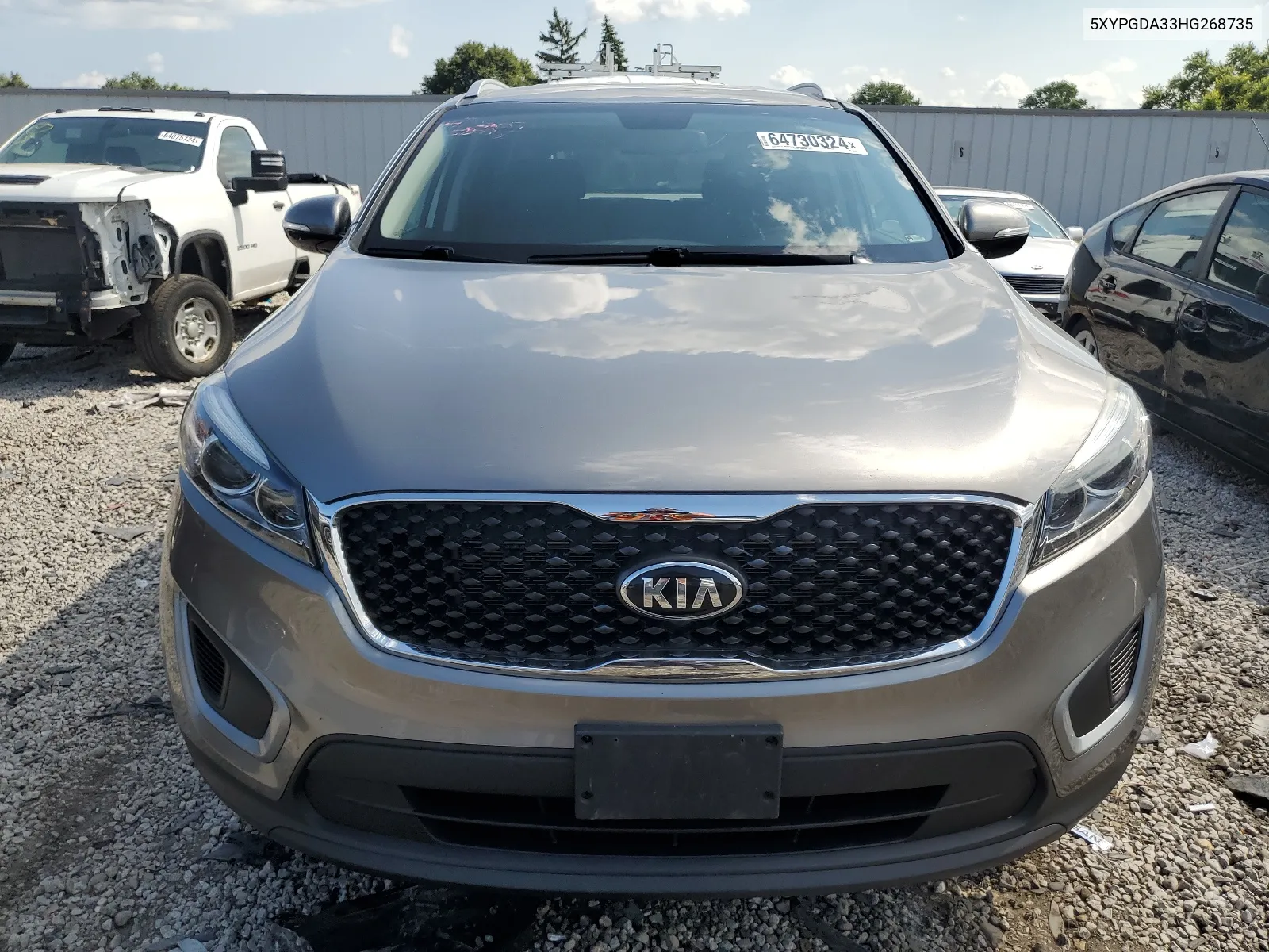 2017 Kia Sorento Lx VIN: 5XYPGDA33HG268735 Lot: 64730324