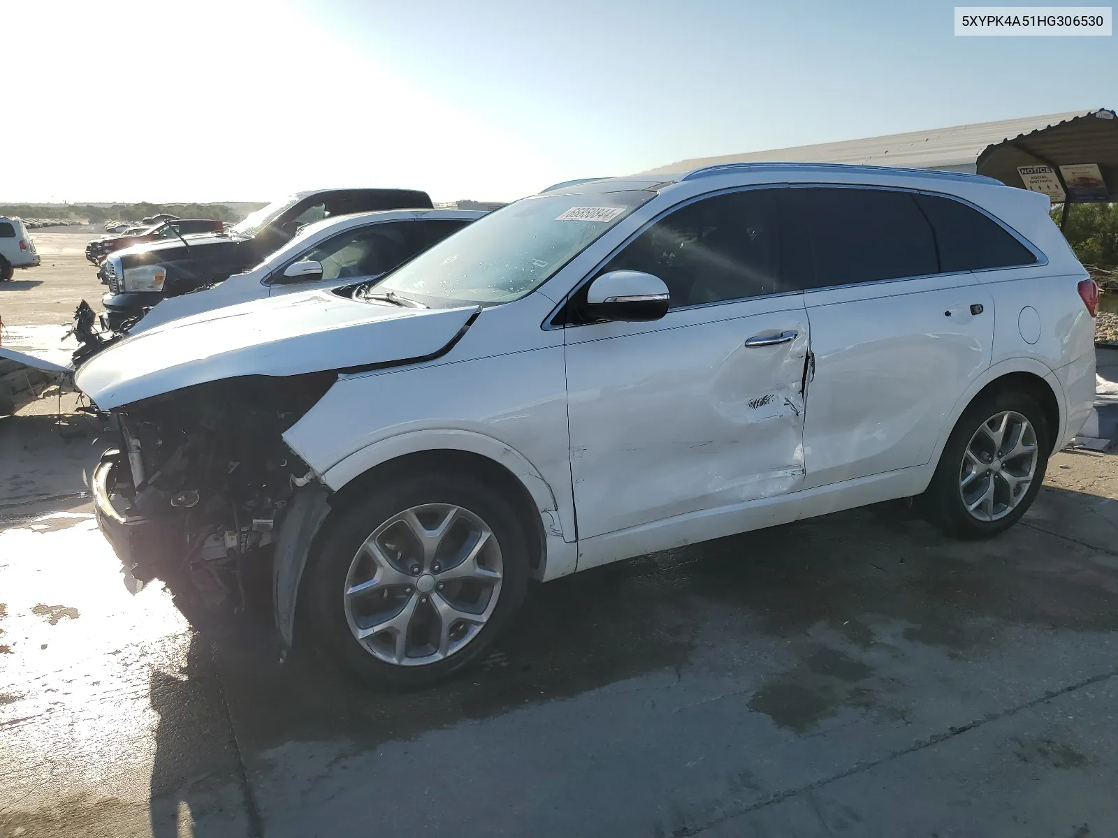 2017 Kia Sorento Sx VIN: 5XYPK4A51HG306530 Lot: 66850844