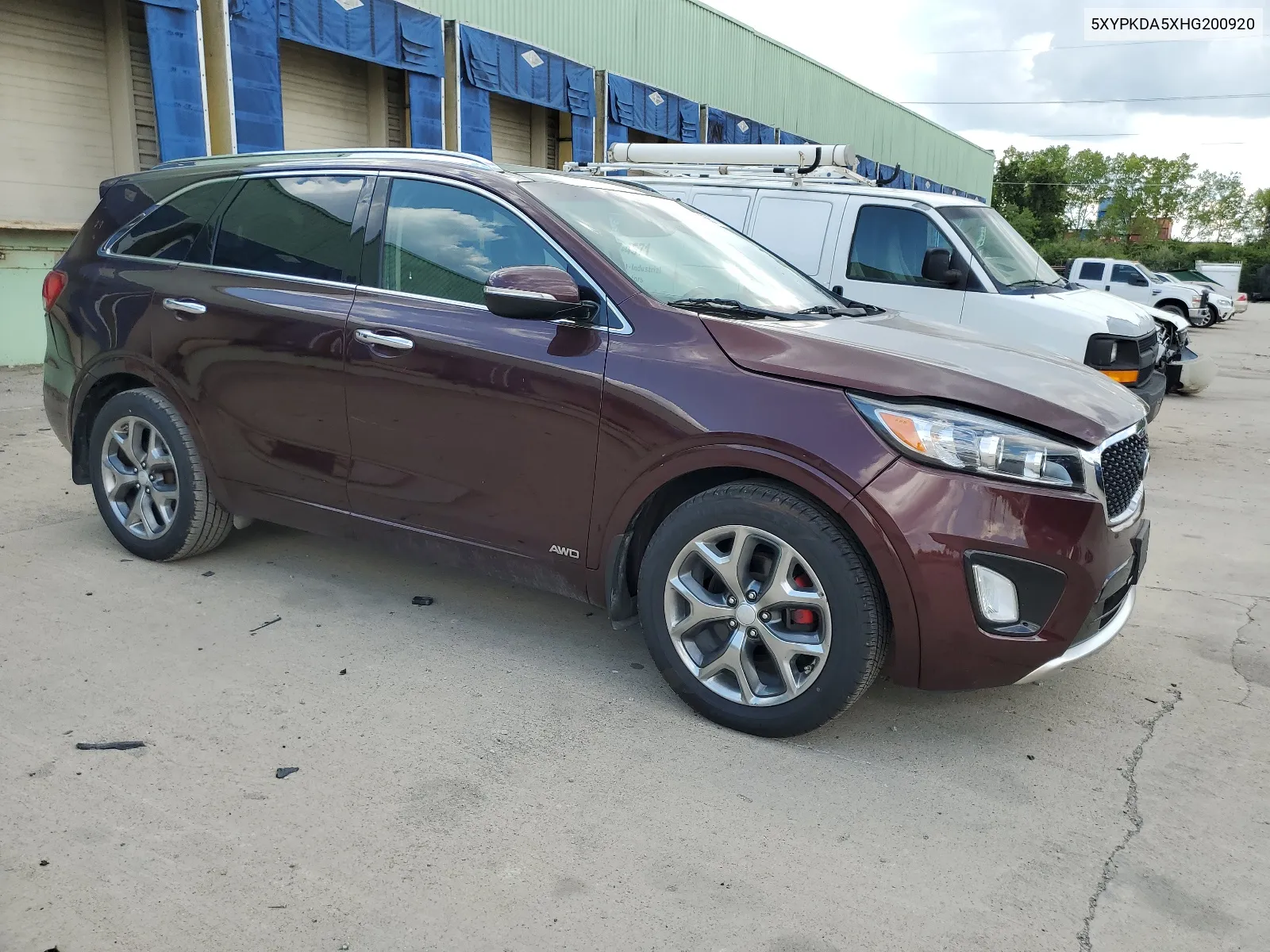 5XYPKDA5XHG200920 2017 Kia Sorento Sx