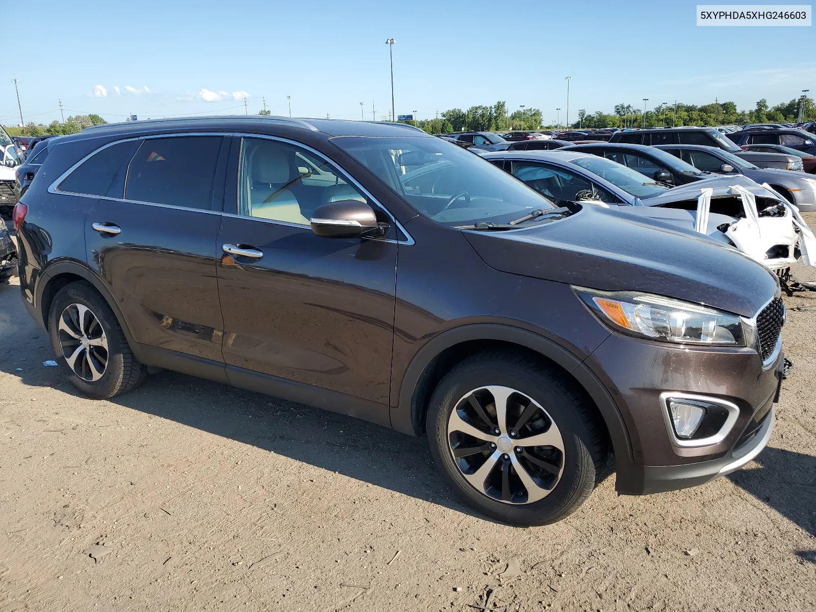 2017 Kia Sorento Ex VIN: 5XYPHDA5XHG246603 Lot: 66930064