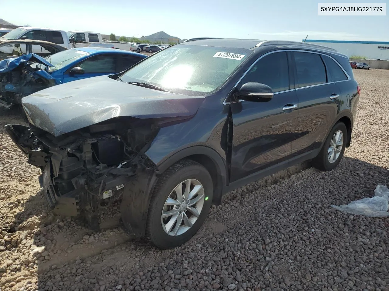 5XYPG4A38HG221779 2017 Kia Sorento Lx