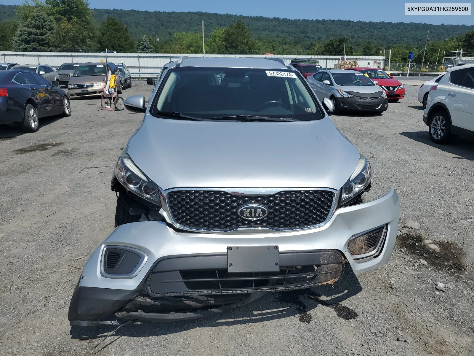 2017 Kia Sorento Lx VIN: 5XYPGDA31HG259600 Lot: 67332474