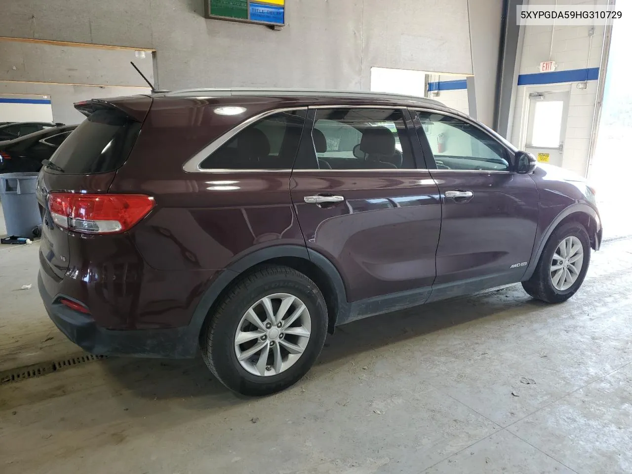 2017 Kia Sorento Lx VIN: 5XYPGDA59HG310729 Lot: 67437944