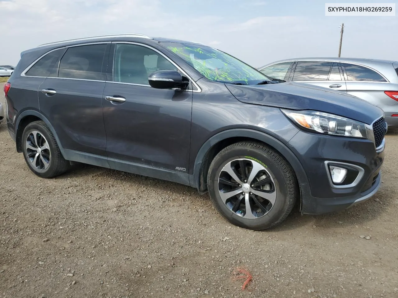 2017 Kia Sorento Ex VIN: 5XYPHDA18HG269259 Lot: 67498704