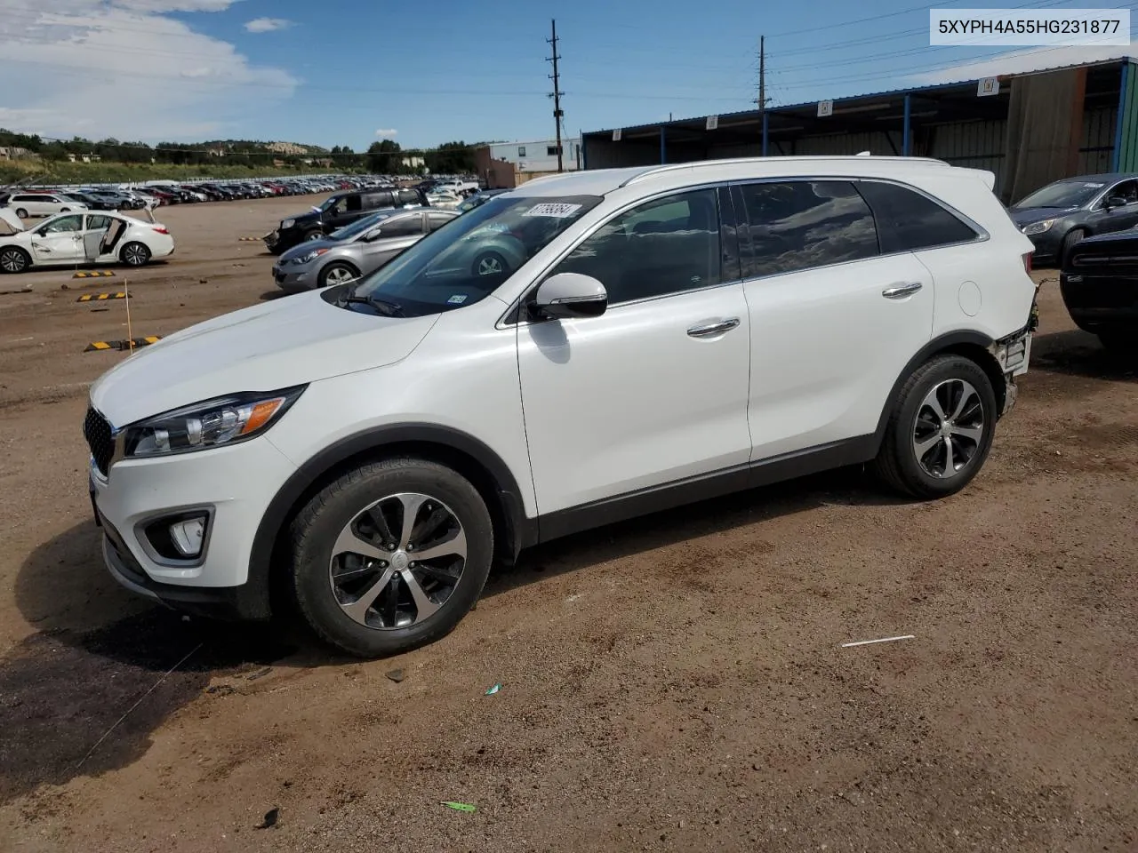 2017 Kia Sorento Ex VIN: 5XYPH4A55HG231877 Lot: 67799364