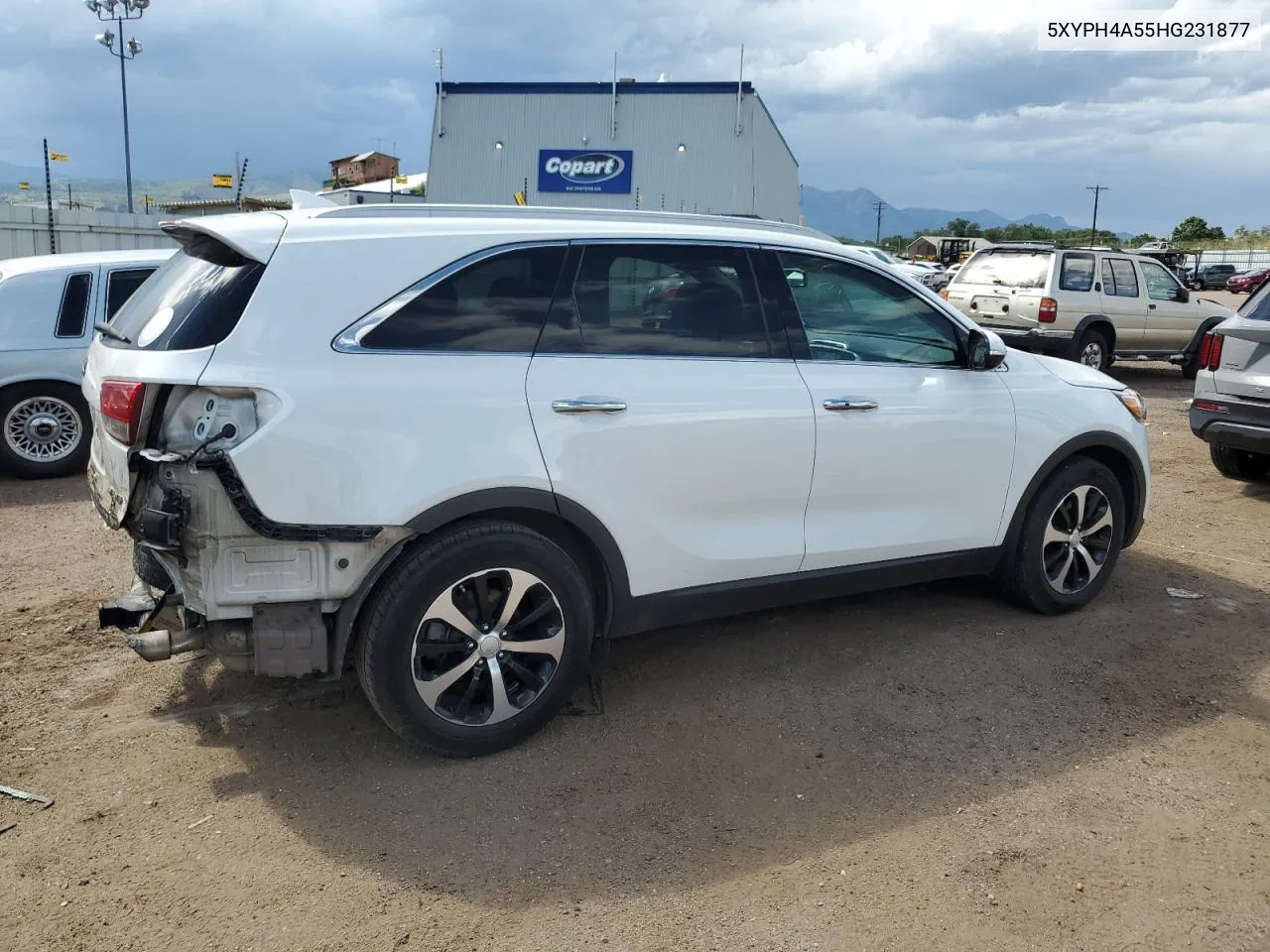 5XYPH4A55HG231877 2017 Kia Sorento Ex