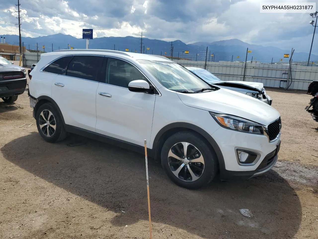 2017 Kia Sorento Ex VIN: 5XYPH4A55HG231877 Lot: 67799364