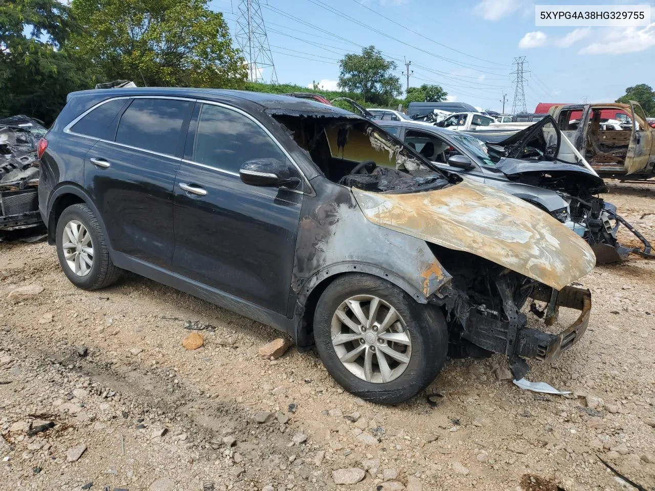 2017 Kia Sorento Lx VIN: 5XYPG4A38HG329755 Lot: 68284904