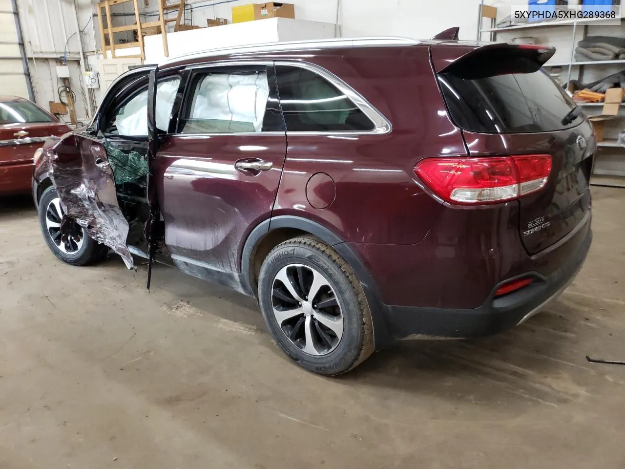 5XYPHDA5XHG289368 2017 Kia Sorento Ex