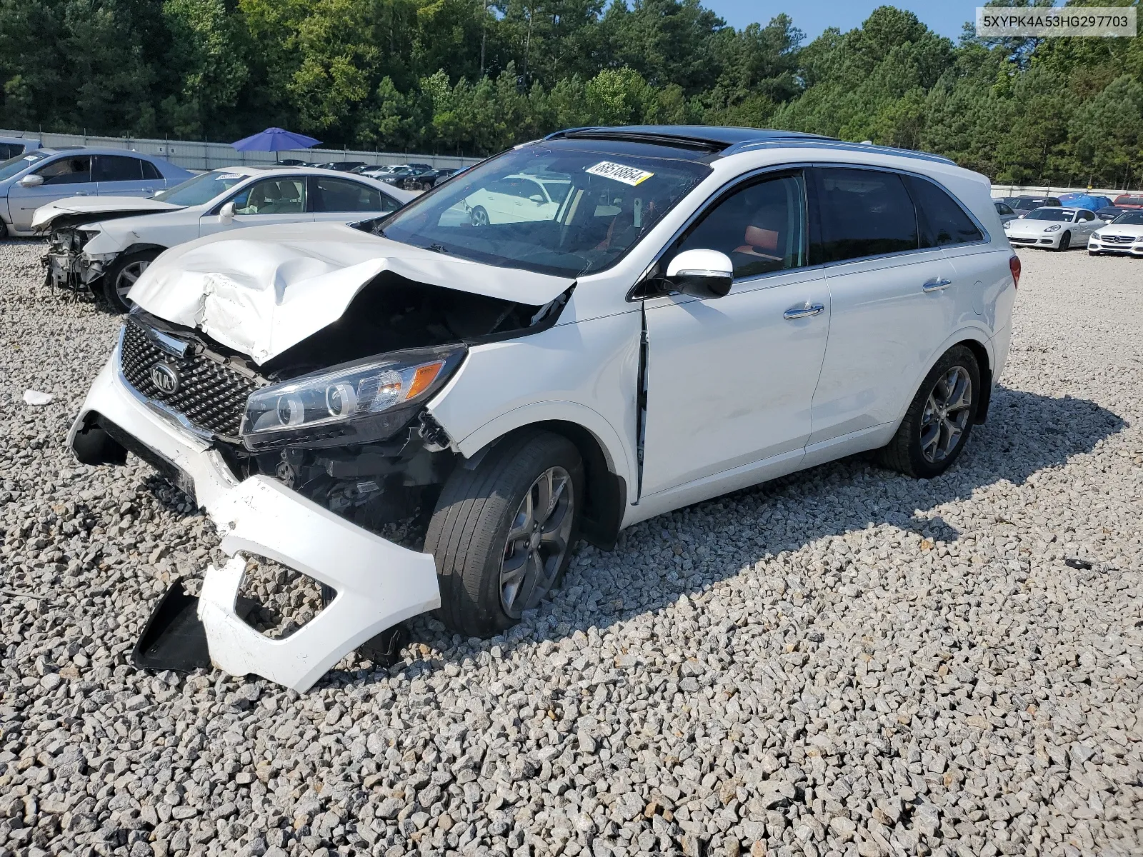 2017 Kia Sorento Sx VIN: 5XYPK4A53HG297703 Lot: 68518864