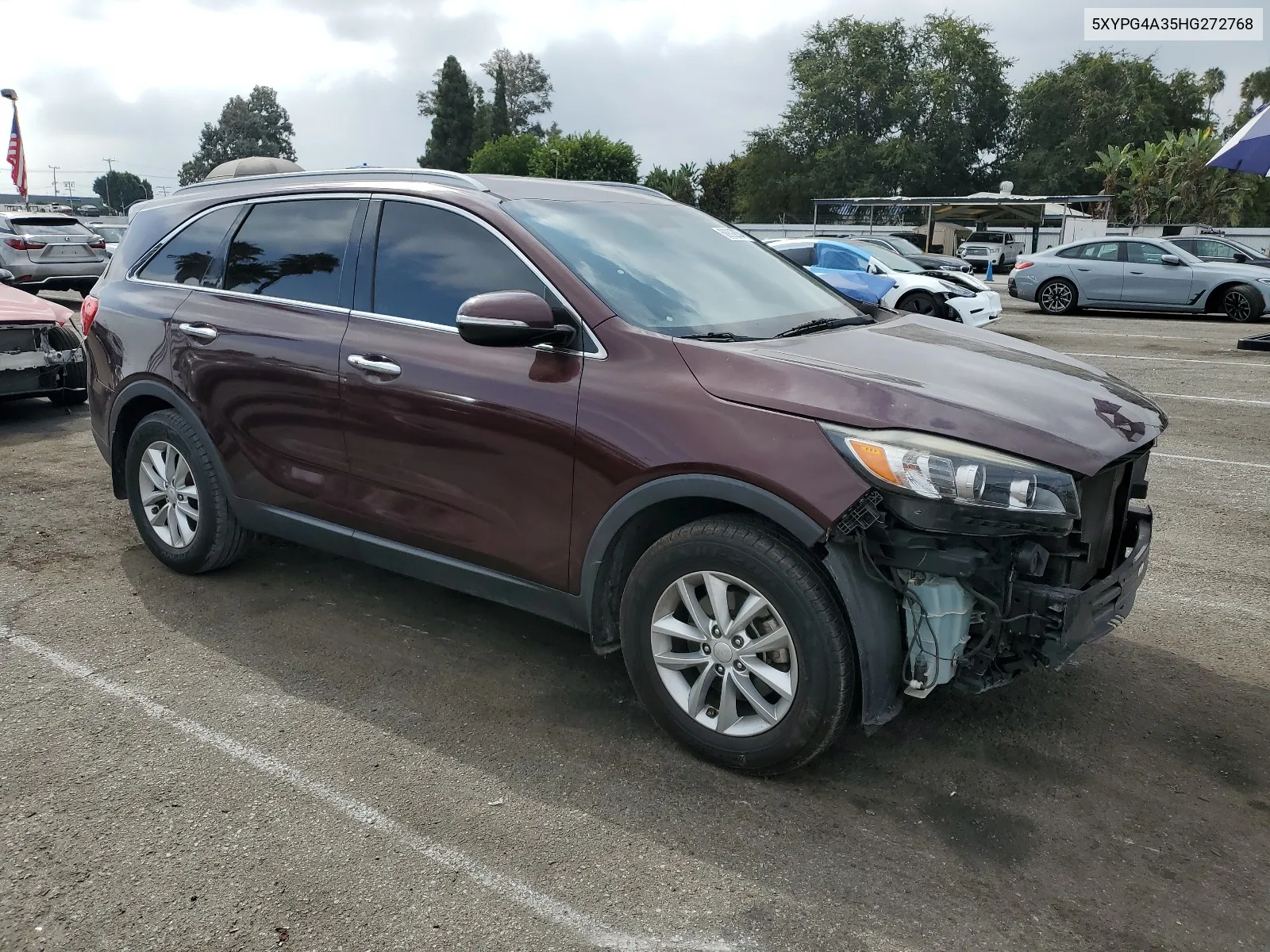 2017 Kia Sorento Lx VIN: 5XYPG4A35HG272768 Lot: 68892634