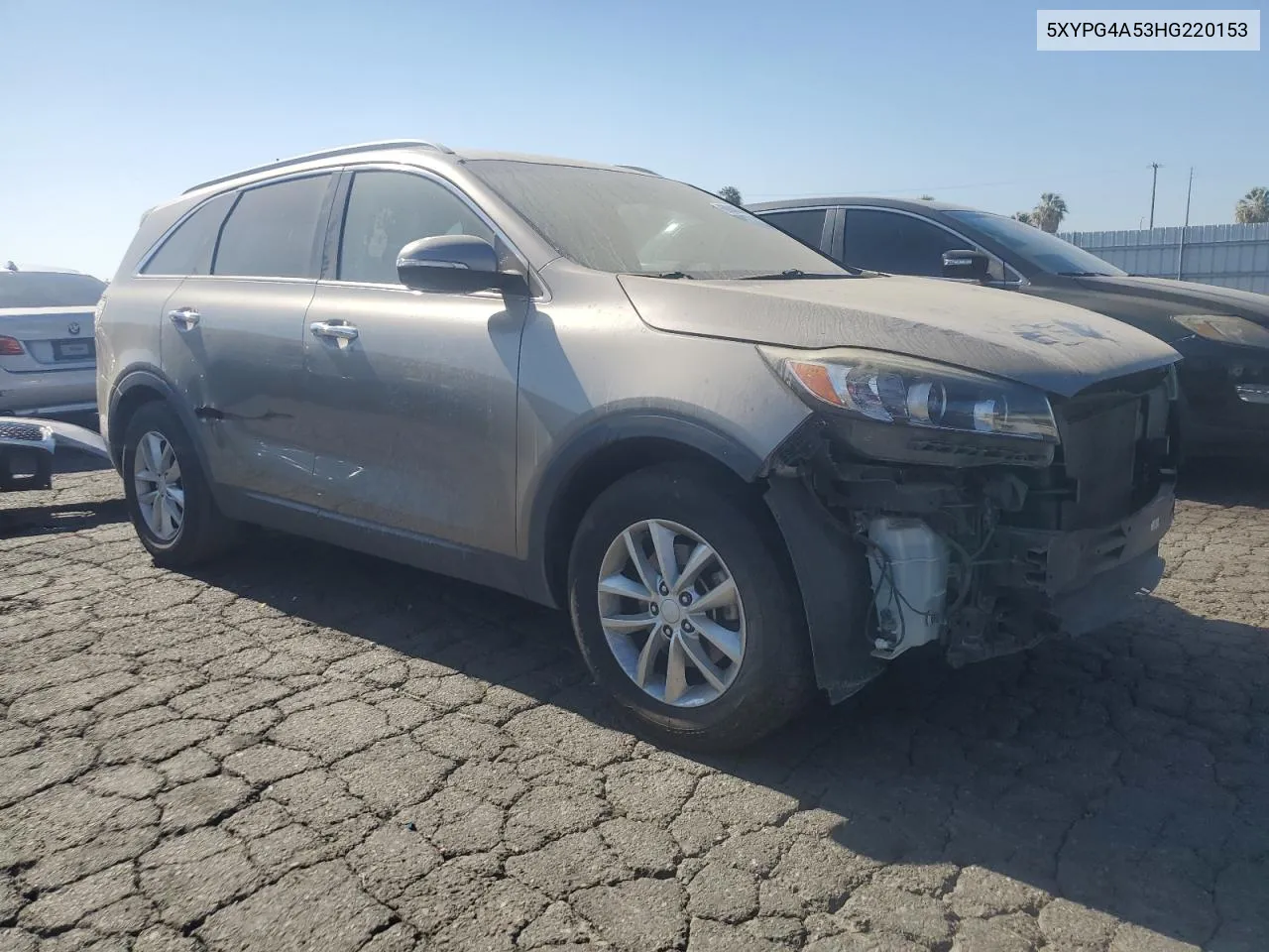 2017 Kia Sorento Lx VIN: 5XYPG4A53HG220153 Lot: 69046034