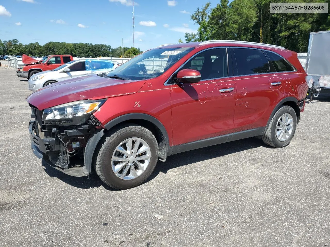 2017 Kia Sorento Lx VIN: 5XYPG4A57HG286608 Lot: 69046824