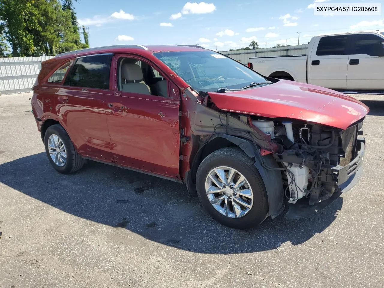 2017 Kia Sorento Lx VIN: 5XYPG4A57HG286608 Lot: 69046824