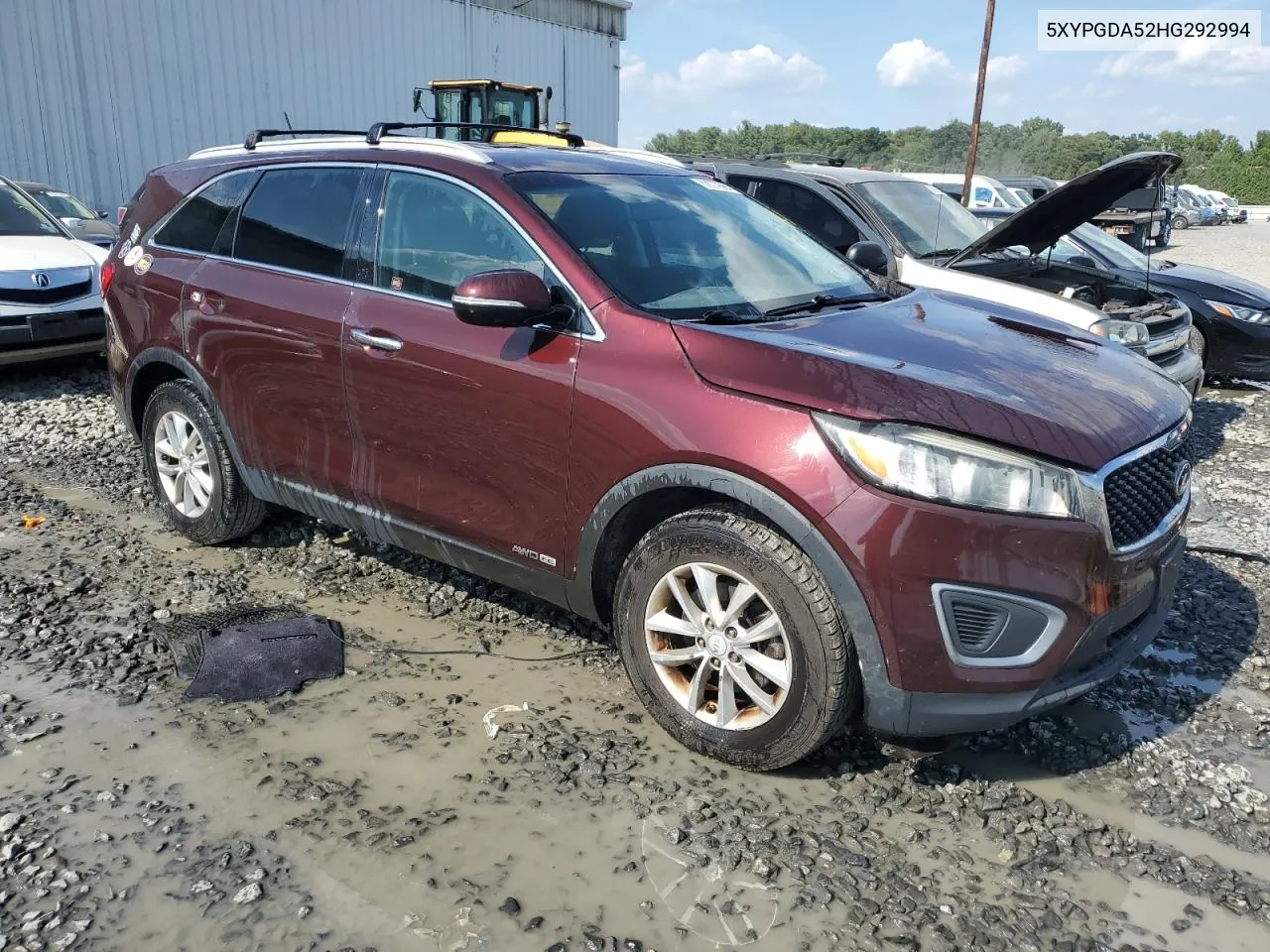 5XYPGDA52HG292994 2017 Kia Sorento Lx