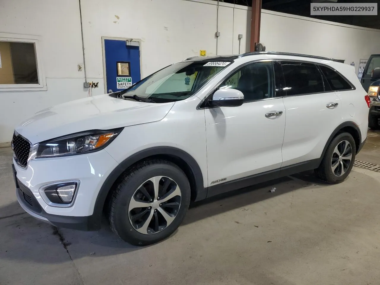 2017 Kia Sorento Ex VIN: 5XYPHDA59HG229937 Lot: 69686424