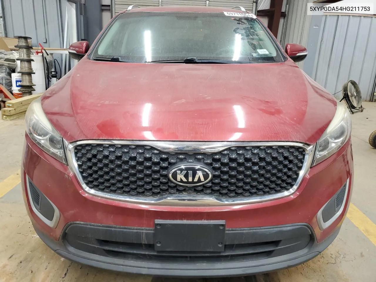 2017 Kia Sorento Lx VIN: 5XYPGDA54HG211753 Lot: 69731064