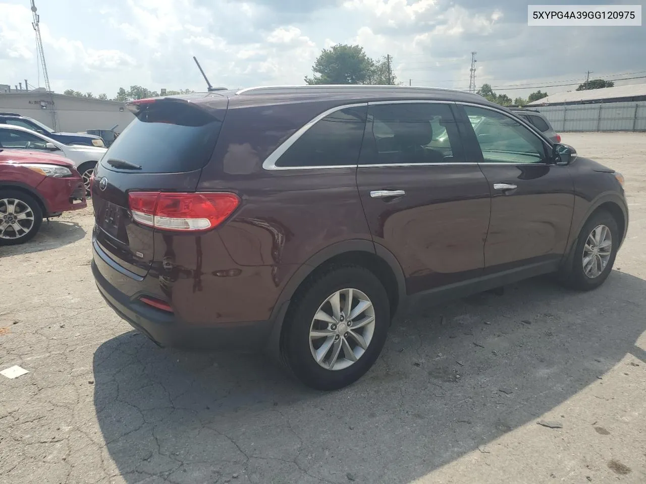 2017 Kia Sorento Lx VIN: 5XYPG4A39GG120975 Lot: 69780464