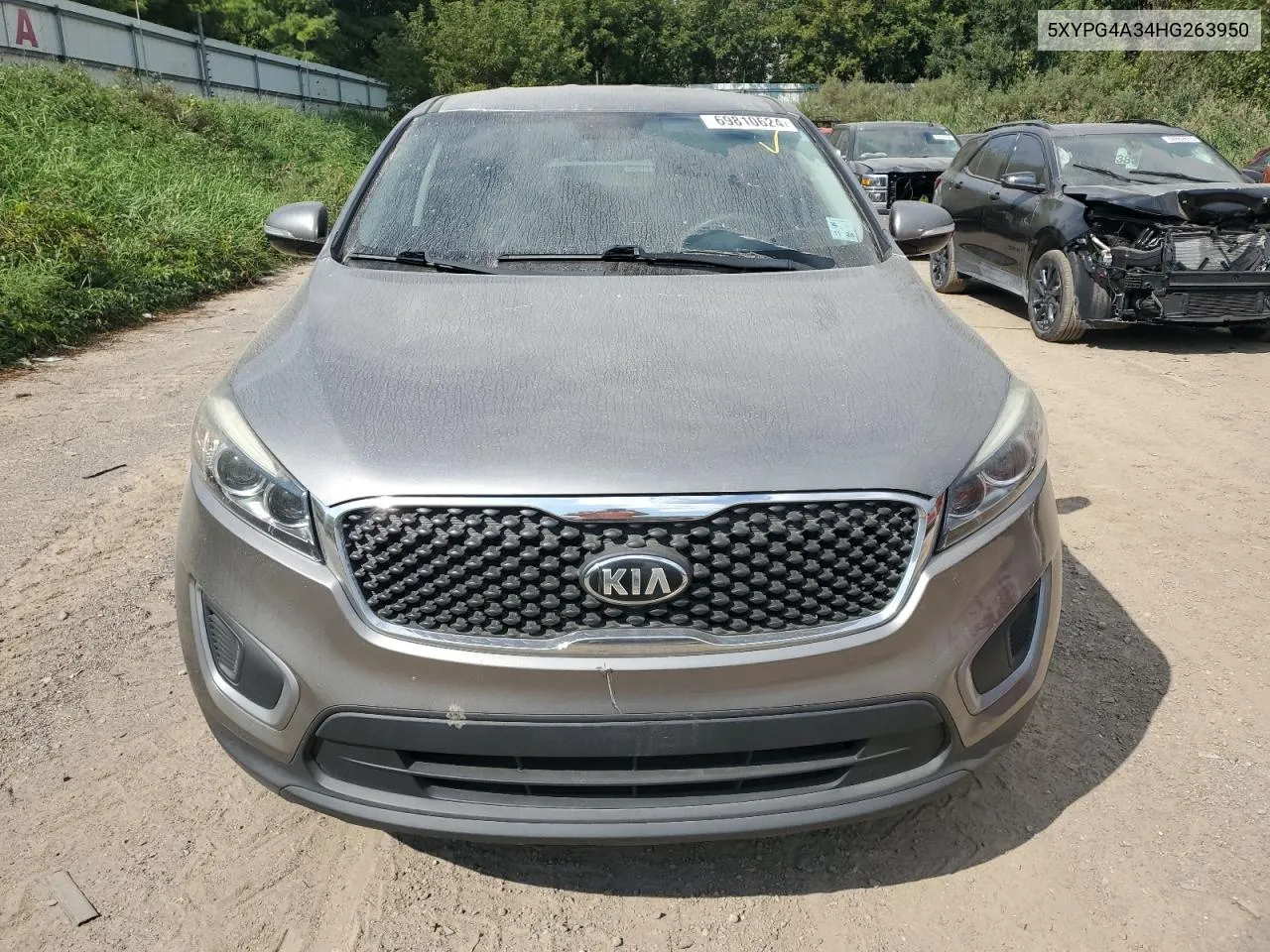 2017 Kia Sorento Lx VIN: 5XYPG4A34HG263950 Lot: 69810624