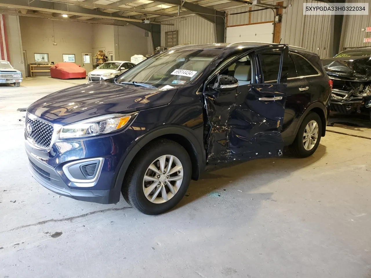 5XYPGDA33HG322034 2017 Kia Sorento Lx