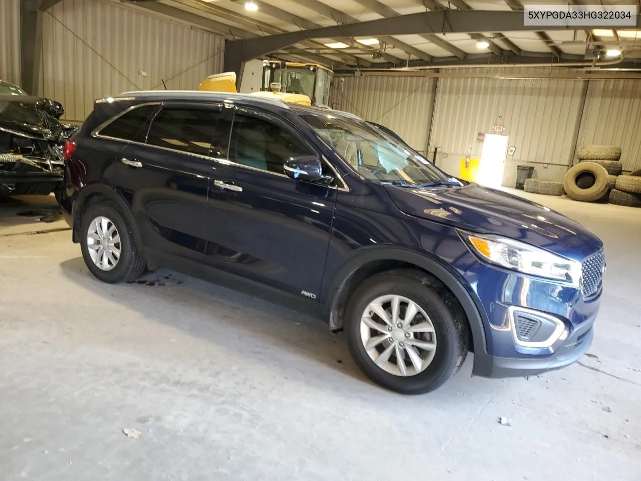 5XYPGDA33HG322034 2017 Kia Sorento Lx