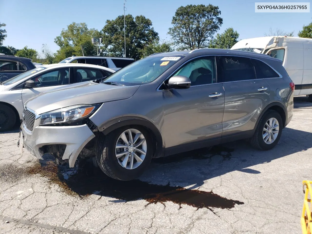 2017 Kia Sorento Lx VIN: 5XYPG4A36HG257955 Lot: 69844974