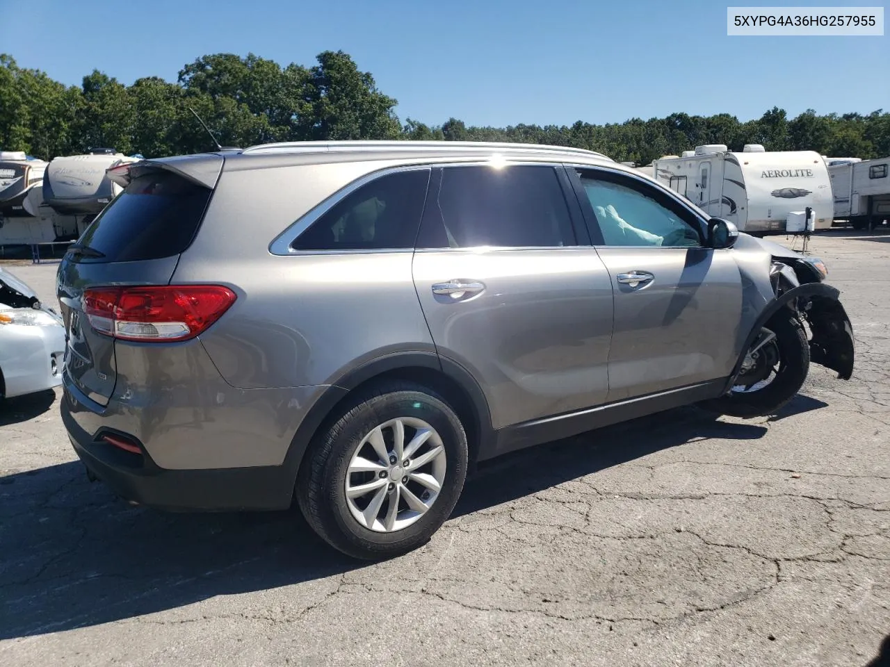 2017 Kia Sorento Lx VIN: 5XYPG4A36HG257955 Lot: 69844974