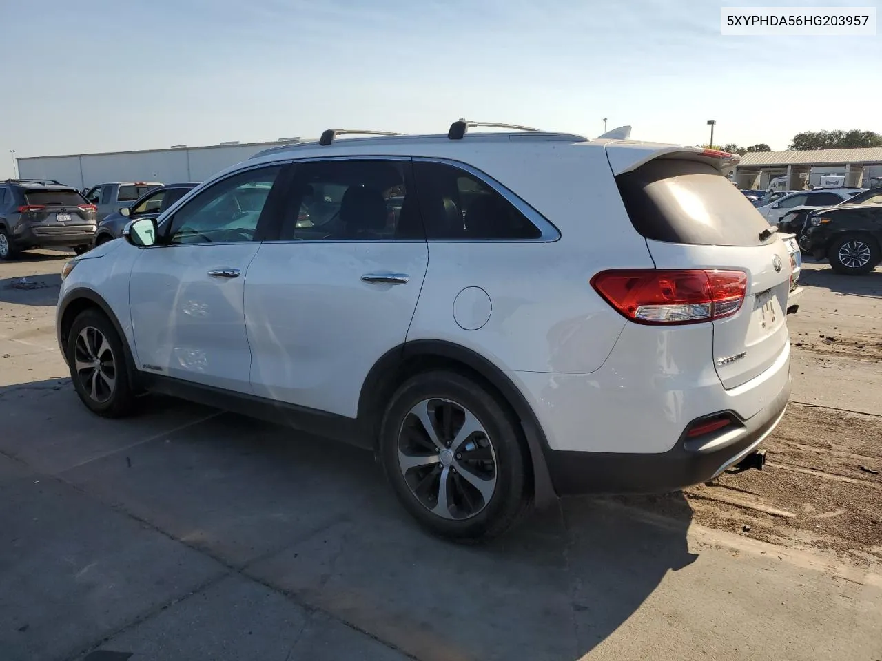 5XYPHDA56HG203957 2017 Kia Sorento Ex