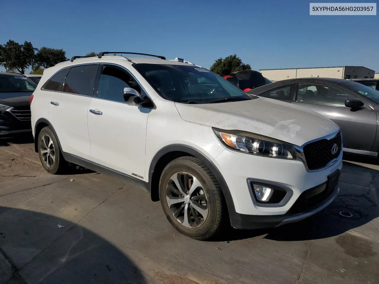 2017 Kia Sorento Ex VIN: 5XYPHDA56HG203957 Lot: 69904964