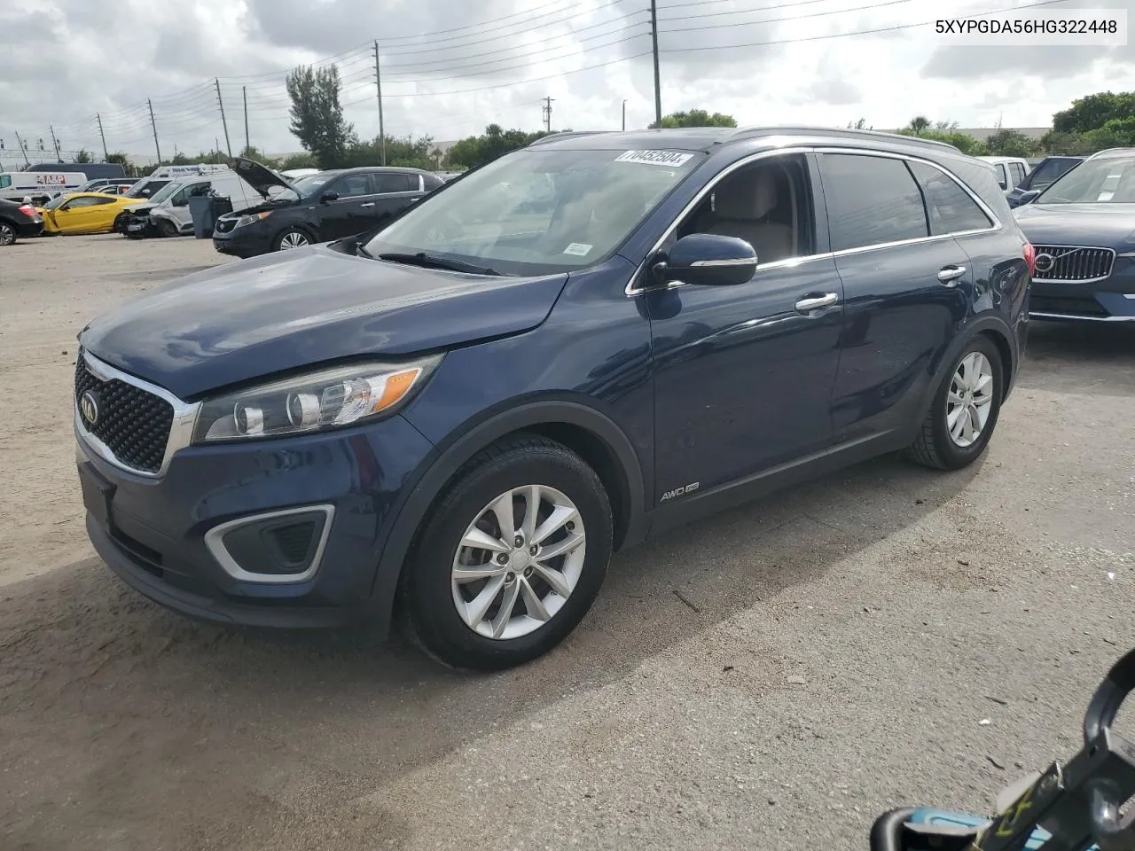 5XYPGDA56HG322448 2017 Kia Sorento Lx