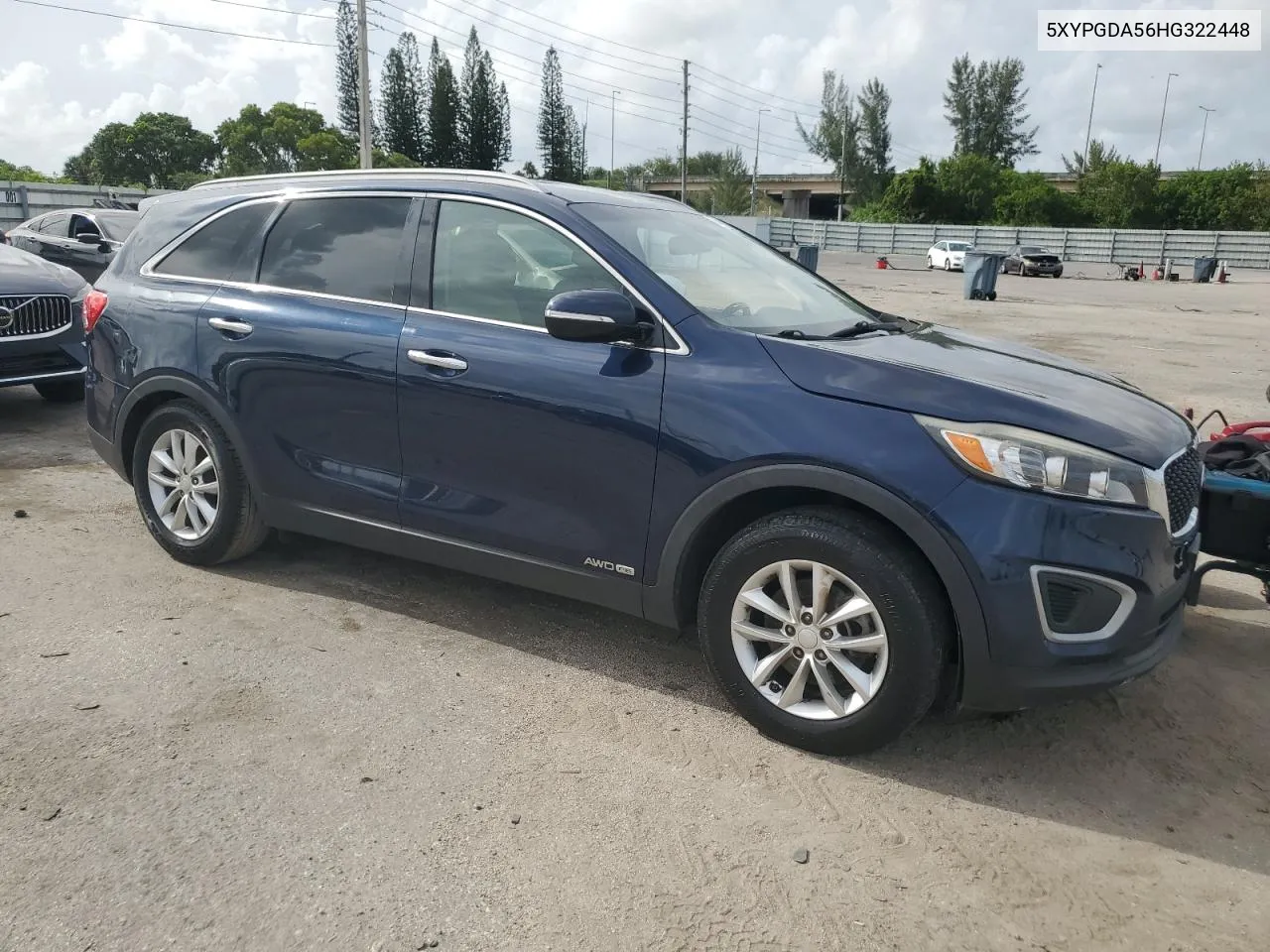 2017 Kia Sorento Lx VIN: 5XYPGDA56HG322448 Lot: 70452504