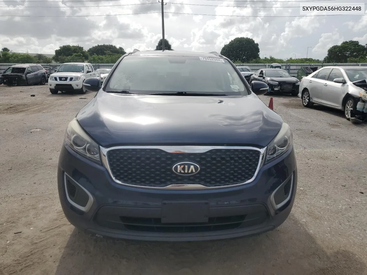 5XYPGDA56HG322448 2017 Kia Sorento Lx