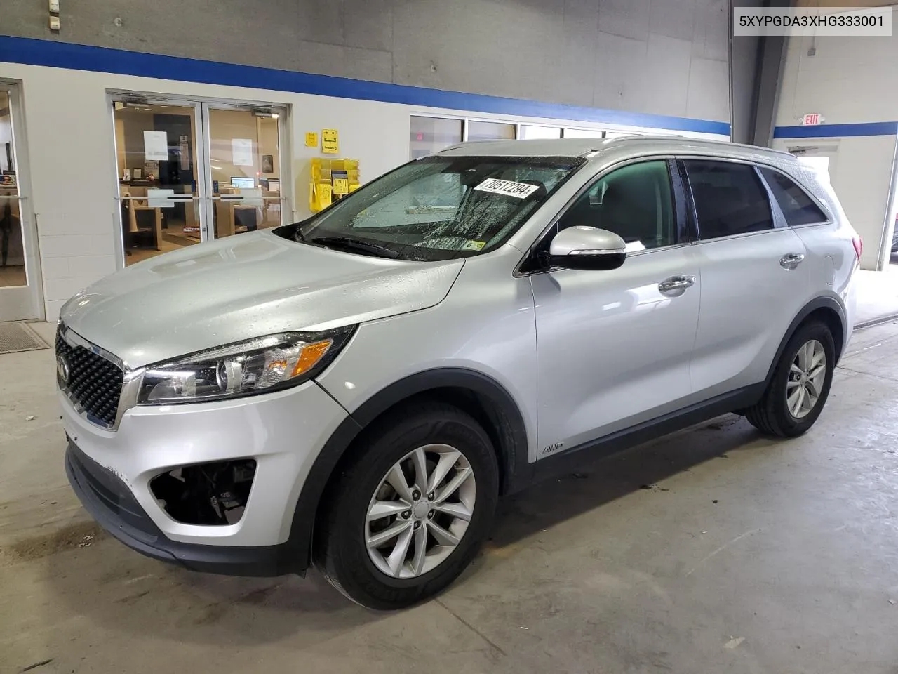 2017 Kia Sorento Lx VIN: 5XYPGDA3XHG333001 Lot: 70512294