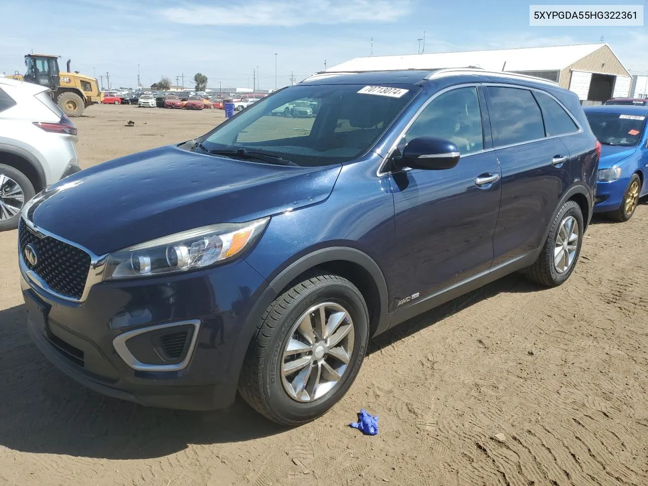 2017 Kia Sorento Lx VIN: 5XYPGDA55HG322361 Lot: 70713074